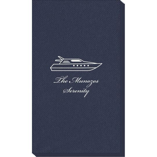 Outlined Yacht Linen Like Guest Towels